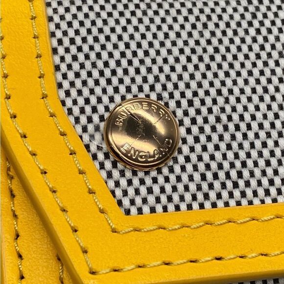 Burberry Mini Leather-Trimmed Canvas Pocket Tote - Picture 7 of 16